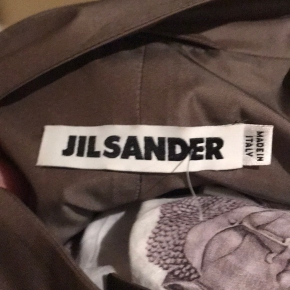 Lovely Jil Sander nylon raincoat with appliqué - Picture 2 of 9